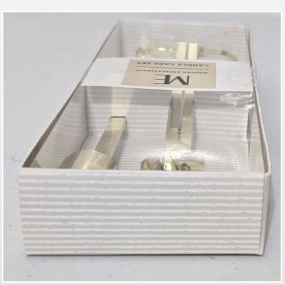New Modern Expressions Candle Care Wick Trimmer & Extinguisher Snuffer Set NWT - Picture 10 of 11